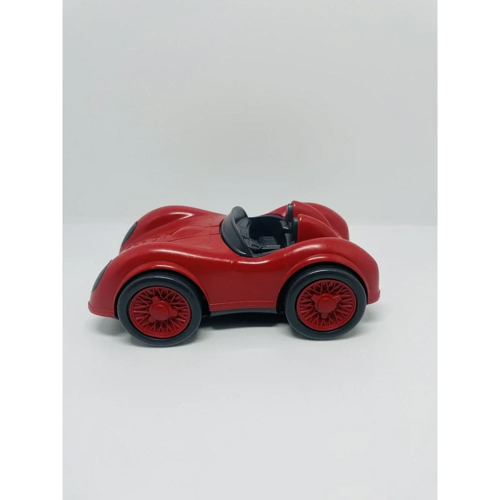 Vintage Green Toys Red Race Car Toy Made In USA Antique‎ Race Car